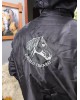 JAQUETA MASCULINA CAVALO CRIOULO IMPERMEÁVEL PRETO